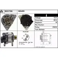 Генератор EDR 1231036105 1KVT0 AVTA 9E 933756