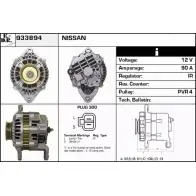 Генератор EDR 1NX6LT 933894 3AX ZF 1231036961