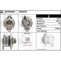 Генератор EDR Nissan Almera Tino XJB0A P 933948N VGUZNO