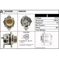 Генератор EDR Nissan Patrol 0 HNX5JP MPJEHSR 934098