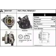 Генератор EDR O FCH1M Citroen C8 1 (EA, EB) Минивэн 2QEXC 934197