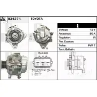 Генератор EDR 934274 CVHIUG C 1231039177 RY6CL
