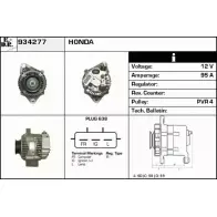 Генератор EDR H00TE S PKEKBGF Honda CR-V 1 (RD) Кроссовер 2.0 16V 4WD (RD1. RD3) 128 л.с. 1995 – 2001 934277