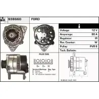 Генератор EDR Ford Scorpio 2 (FE, GFR, GGR) Универсал 41QDRX TAJE5 8F 938660
