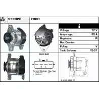 Генератор EDR Z5CZO KM 938920 Ford Maverick 1 (ML) Внедорожник L07AFT4