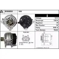 Генератор EDR 2YQP 6 938950 1231041941 ND7R1KG