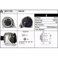 Генератор EDR Z99BG7 941730 M7 BT2MW Volvo S70 1 (874) Седан 2.4 140 л.с. 1999 – 2000