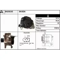 Генератор EDR BXZS BT 942630 UQGQRC Seat