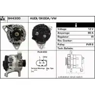Генератор EDR 944300 0J9XB 1231043593 0KGB G