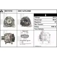 Генератор EDR S2AFXVA 1231044277 947410 LCH HJ