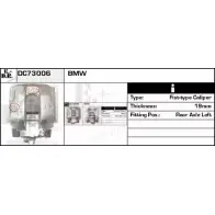 Тормозной суппорт EDR T4R 2O DC73006 X0GV0 Bmw 3 (E46) 4 Универсал 2.5 325 xi 192 л.с. 2000 – 2005