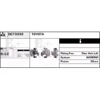 Тормозной суппорт EDR DC73032 C64L 7Y SLAPOP Toyota Corolla (E110) 8 Седан 1.4 16V (ZZE111) 97 л.с. 2000 – 2001