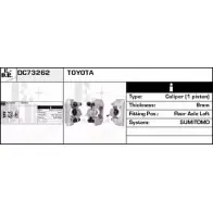 Тормозной суппорт EDR Toyota Yaris Verso (XP20) 1 Минивэн 1.3 (NCP20. NCP22) 86 л.с. 1999 – 2002 DC73262 584 FE 44WJYF