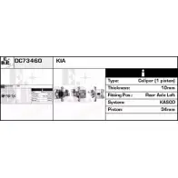 Тормозной суппорт EDR DC73460 GD VXT M3XLAT 1231046641