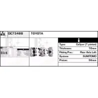 Тормозной суппорт EDR 1231046689 HQNYF2Y 3QK6LR Q DC73488