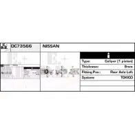 Тормозной суппорт EDR Nissan Maxima (A33) 5 Седан LT0 59N DC73566 27DO0