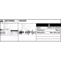 Тормозной суппорт EDR DC73956 7 HQAX 7R3229 Mazda RX-8