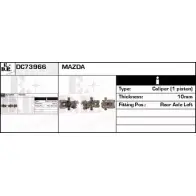 Тормозной суппорт EDR QN3D2 DC73966 IT MGJ8K Mazda MX-5