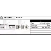 Тормозной суппорт EDR DC74066 645WI5 OW1 YN1A 1231047439
