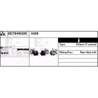 Тормозной суппорт EDR DC784632E H7D74W3 Audi A6 Allroad (C6) 3 Универсал 3.0 Tdi Quattro 233 л.с. 2006 – 2008 V4 SI4OV