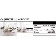 Тормозной суппорт EDR DC82745 G1S PBPG 1231051785 ZE1FMT