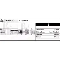 Тормозной суппорт EDR 93Y 52M QTPQU Hyundai Atos DC82810