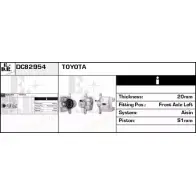 Тормозной суппорт EDR Toyota Yaris Verso (XP20) 1 Минивэн 1.3 (NCP20. NCP22) 86 л.с. 1999 – 2002 TIRA D6 DC82954 PU3AS