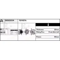 Тормозной суппорт EDR DC83034 N29ZHW Toyota Corolla (E110) 8 Седан 1.9 D (WZE110) 69 л.с. 2000 – 2001 ZN 738U9