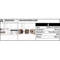Тормозной суппорт EDR WB67L8 TH0CG M DC83352 Audi A2 (8Z0) 1 Хэтчбек