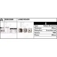 Тормозной суппорт EDR 77H08K DC83368 Land Rover Discovery 1, 2 (L318) Внедорожник 4.0 V8 4x4 185 л.с. 1998 – 2004 G02 83