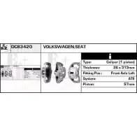 Тормозной суппорт EDR Seat Alhambra CMH3Z OW GKM DC83420