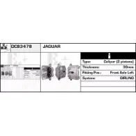 Тормозной суппорт EDR DC83478 2HKQ2WV Jaguar S-Type Y4L 12W4