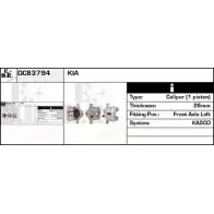 Тормозной суппорт EDR Kia Carens (UN) 3 Минивэн 1.6 CRDi 110 116 л.с. 2010 – 2024 DC83794 E1M08U 8 X4DKE