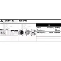 Тормозной суппорт EDR DC84122 1231054011 P1GAB 4 8UE3X0