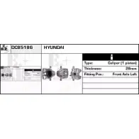 Тормозной суппорт EDR A41M87Z Hyundai Sonata (NF) 5 2004 – 2009 97R0K SA DC85186