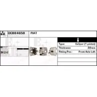 Тормозной суппорт EDR XX8 EM Fiat Punto NSDUIPQ DC884658