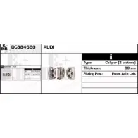 Тормозной суппорт EDR 1231055519 I C4H7 OR2BZP DC884660