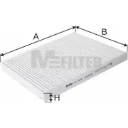 Салонный фильтр MFILTER K 9132 44UQIIH F5 QM6 1231236993