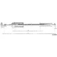 Тросик газа CABOR CEQGZM 10.0003 J X1X9OP 1231325179