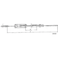 Тросик газа CABOR LT JSH 1231325271 10.022 3OX2N