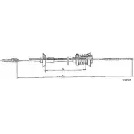 Тросик газа CABOR 1231325291 H3U 1H1G 9TSHQ 10.032