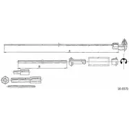 Тросик газа CABOR YJG8Z 1231325317 UUTU R 10.0371