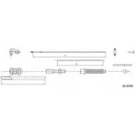 Тросик газа CABOR G8Y 1C IA27QC2 10.0384 1231325449