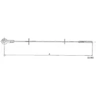Тросик газа CABOR 1231325495 10.061 VSCZLJ G6RX B