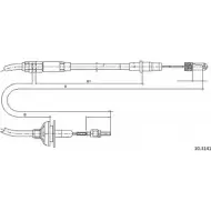 Трос сцепления CABOR 10.3141 3UJZ O TE9GOXG Seat