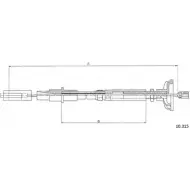 Трос сцепления CABOR 10.315 1231326477 7PMU3J NS LD4W