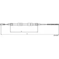 Трос ручника CABOR Bmw Z3 (E36) 1 1995 – 2003 10.4156 FTS4H3O P X1V25J