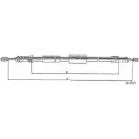 Трос ручника CABOR 10.4571 IGZJ1 G 31KX 1231327029