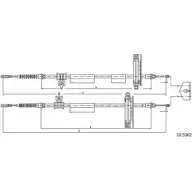 Трос ручника CABOR WFW9Y 1231328305 CC 7AZ 10.5362