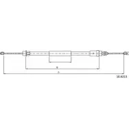 Трос ручника CABOR 1231328779 0JBBE E 3Y2D 10.6213